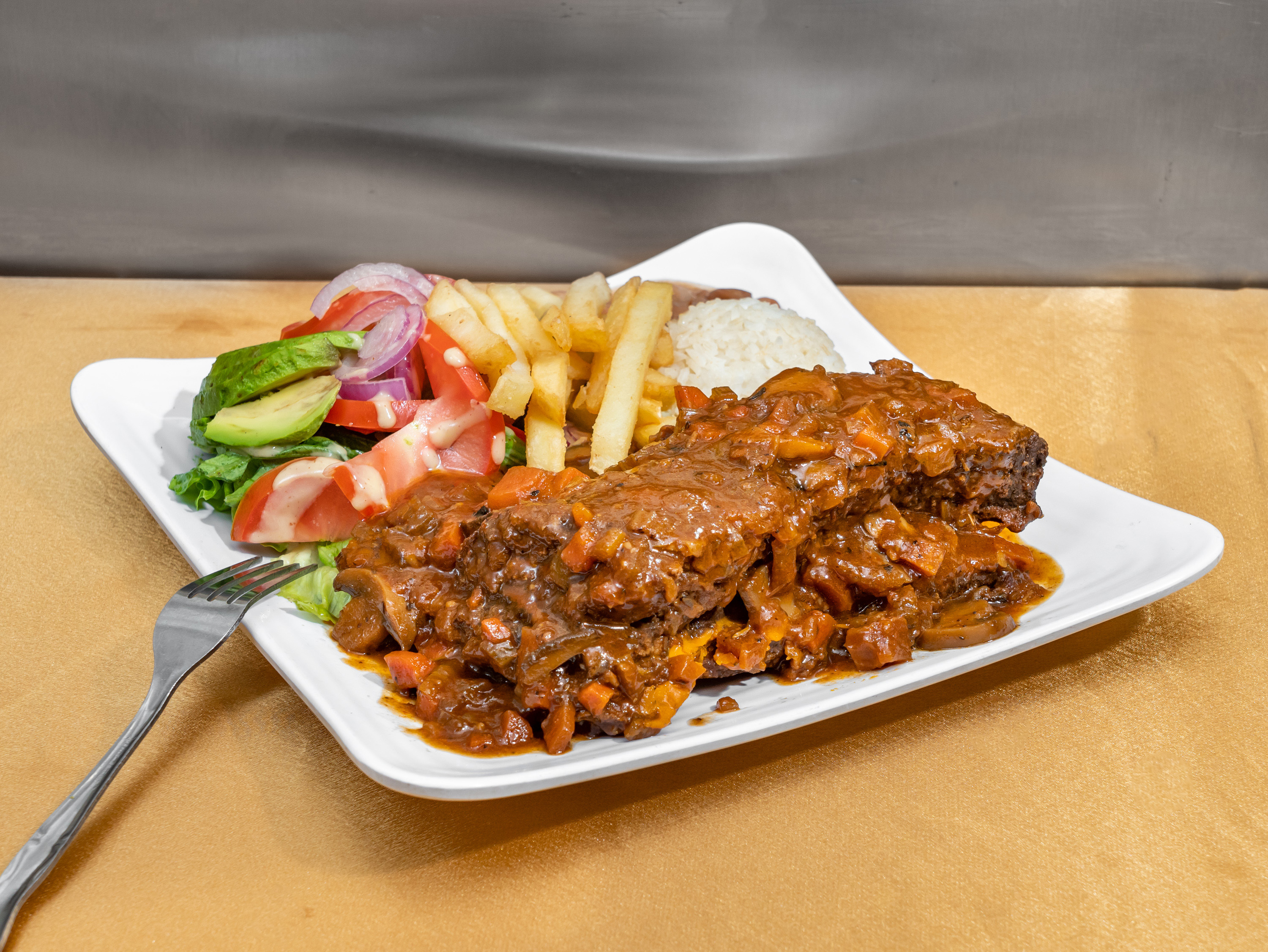 Order Braised Beef Short Ribs food online from Pita Grill store, New York on bringmethat.com