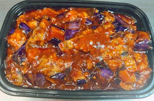 Order V6. Szechwan Style Eggplant food online from China Hut store, Chicago on bringmethat.com