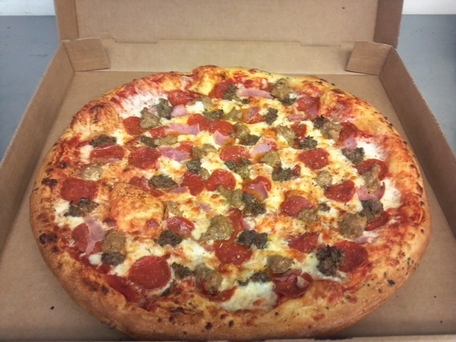 Order Meat Lover's Pizza - Small 12'' (6 Slices) food online from Upper Crust Pizza store, Glenshaw on bringmethat.com