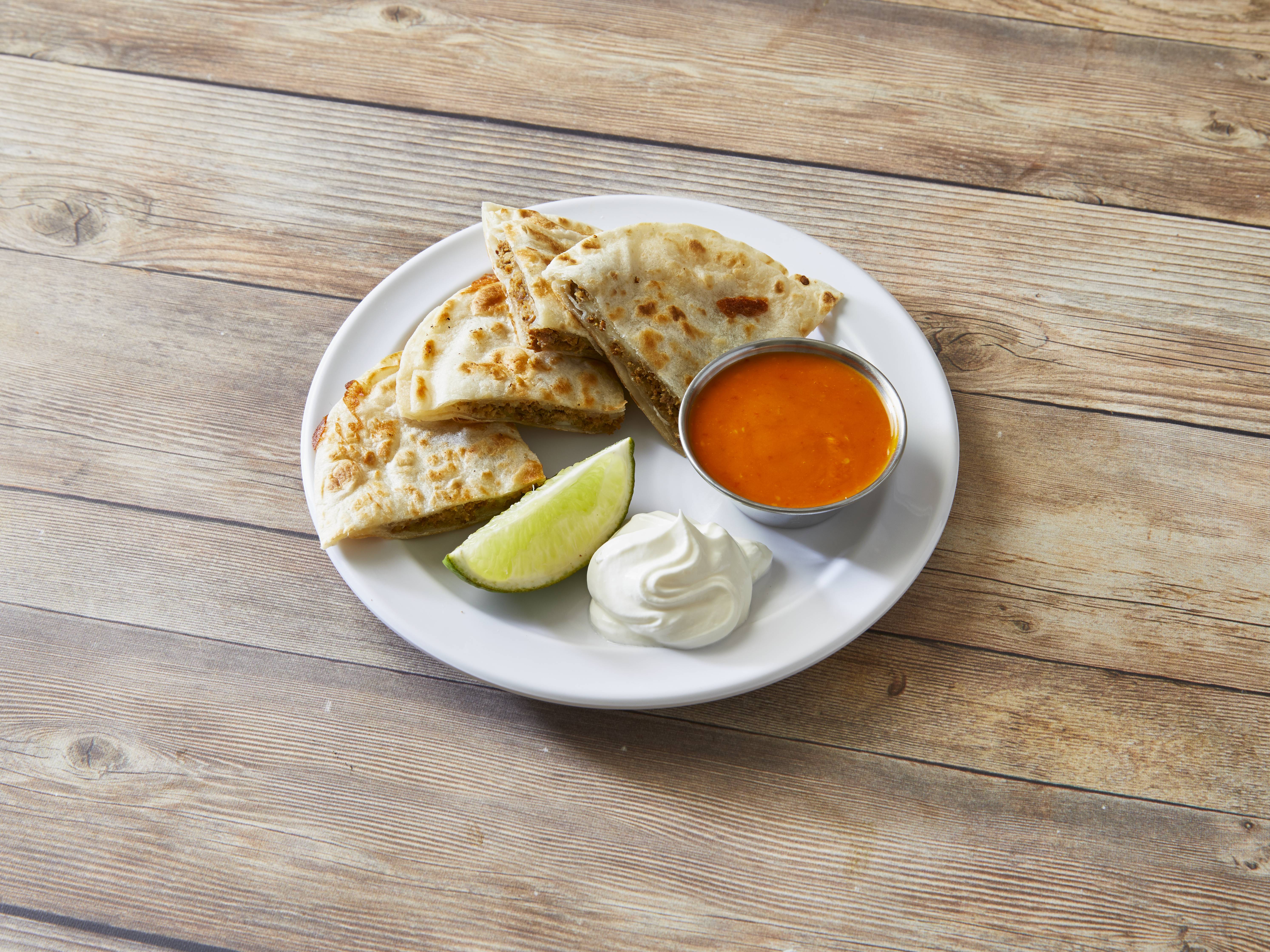 Order Quesadilla with Meat food online from El Fast Burrito store, Des Plaines on bringmethat.com