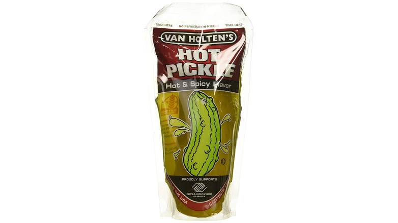 Order Van Holten'S - Pickle-In-A-Pouch Large Hot Pickles food online from Anderson Convenience Markets #140 store, Omaha on bringmethat.com