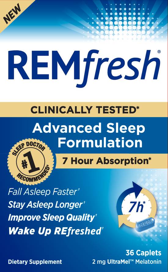 Order REMfresh Advanced Sleep Formulation (36 ct) food online from Rite Aid store, Mammoth Lakes on bringmethat.com