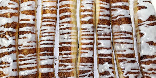 Order Cinnamon Sugar Bread Sticks - 8 Pieces food online from Vocelli Pizza store, Lorton on bringmethat.com