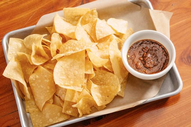 Order Fire Roasted Chips & Salsa food online from Twin Peaks Restaurant store, Webster on bringmethat.com