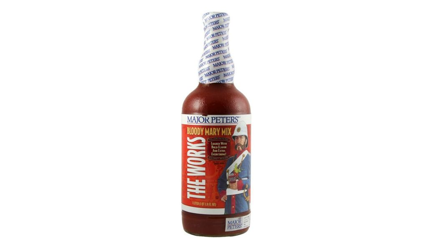 Order Major Peters Bloody Mary Mix 1L food online from JR Food Mart store, Camarillo on bringmethat.com