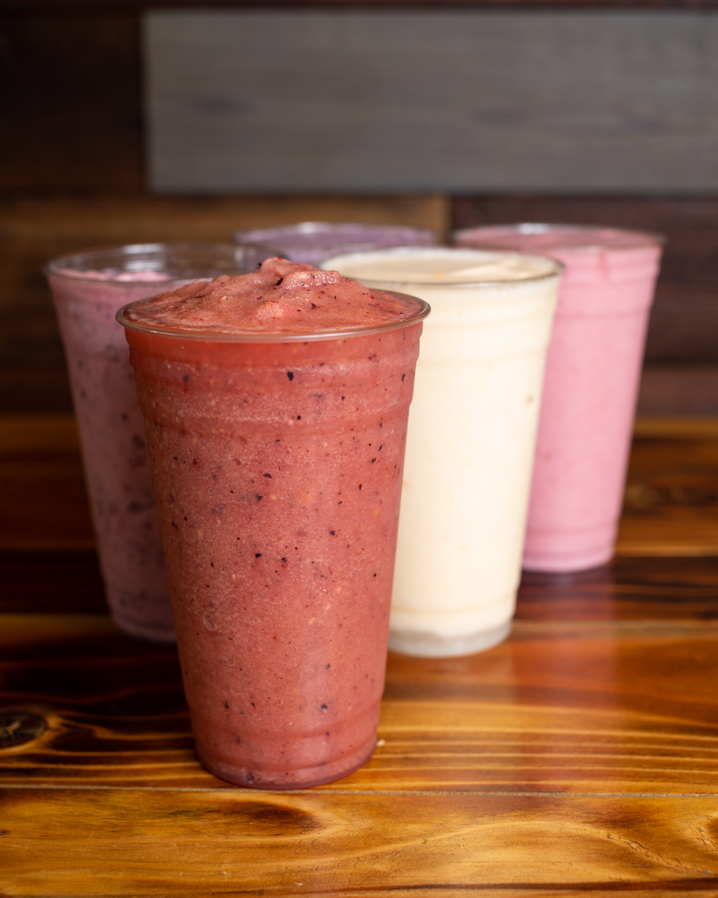 Order Passion Fruity smoothie 24OZ  food online from Cafe Guatemalteco store, San Francisco on bringmethat.com