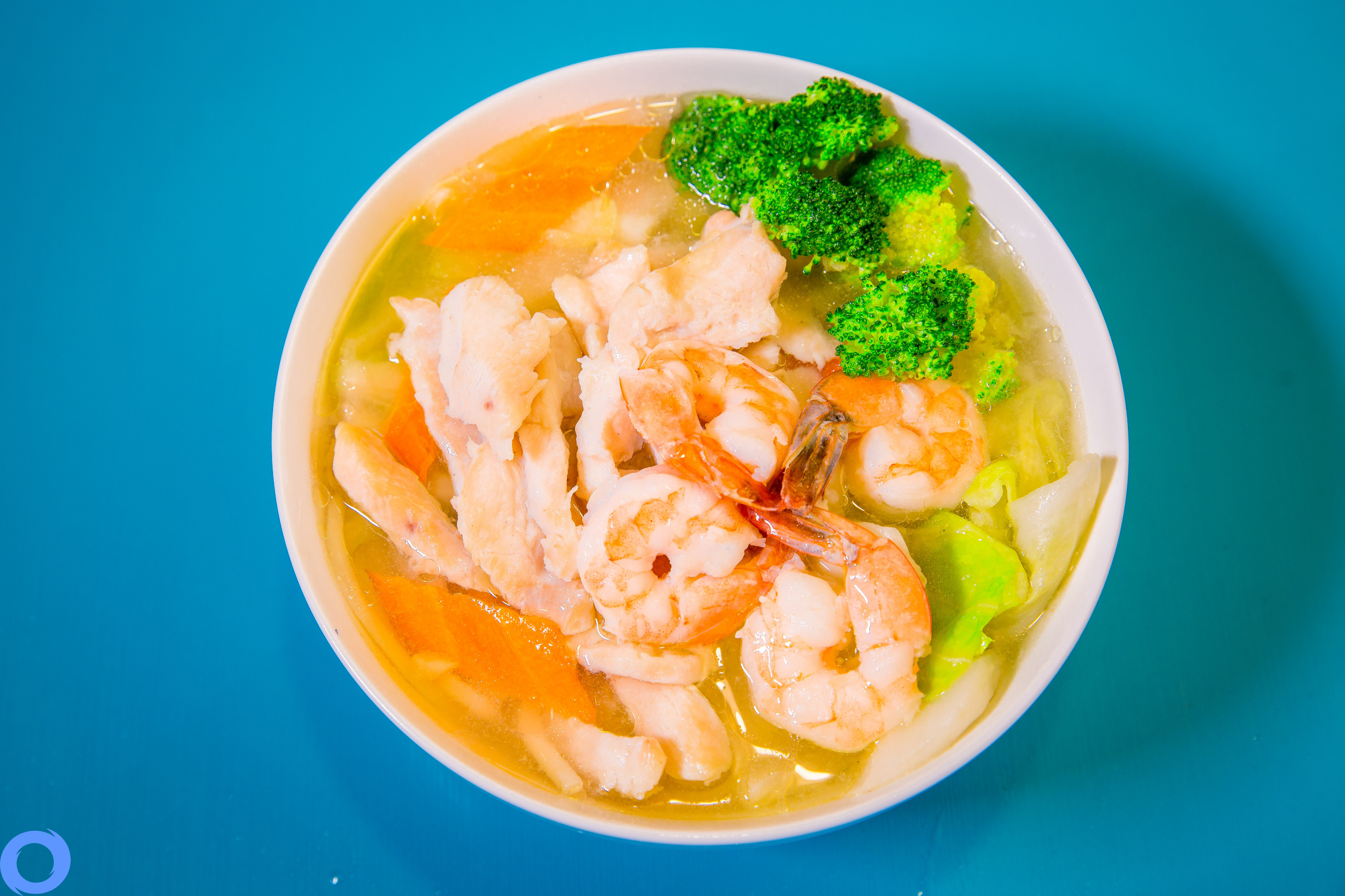 Order Chicken Breast and Shrimp Noodle Soup food online from Sunshine Hawaiian Bbq store, Lodi on bringmethat.com