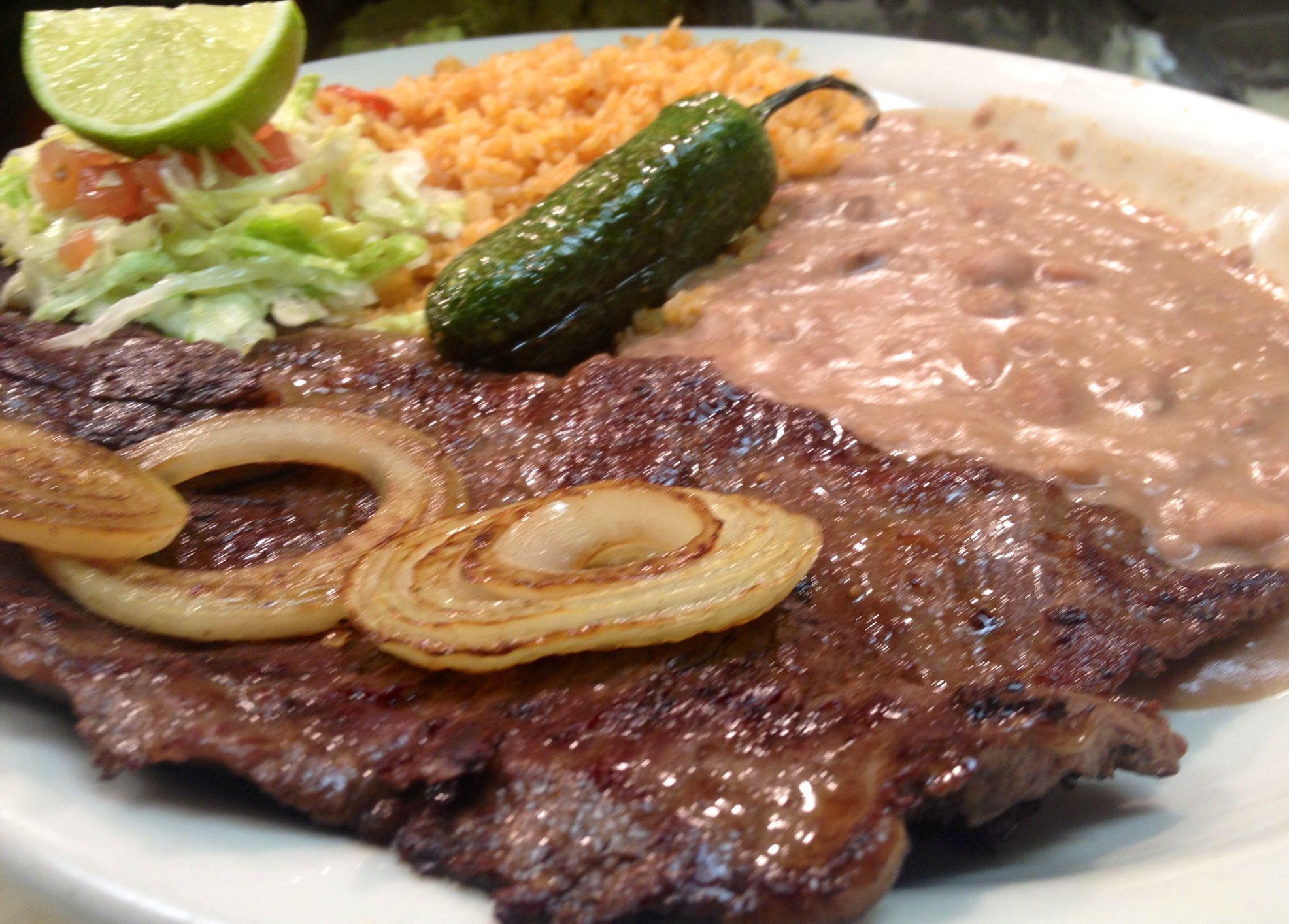 Order Carne Asada food online from Fiesta Mexican Restaurant store, Kennewick on bringmethat.com