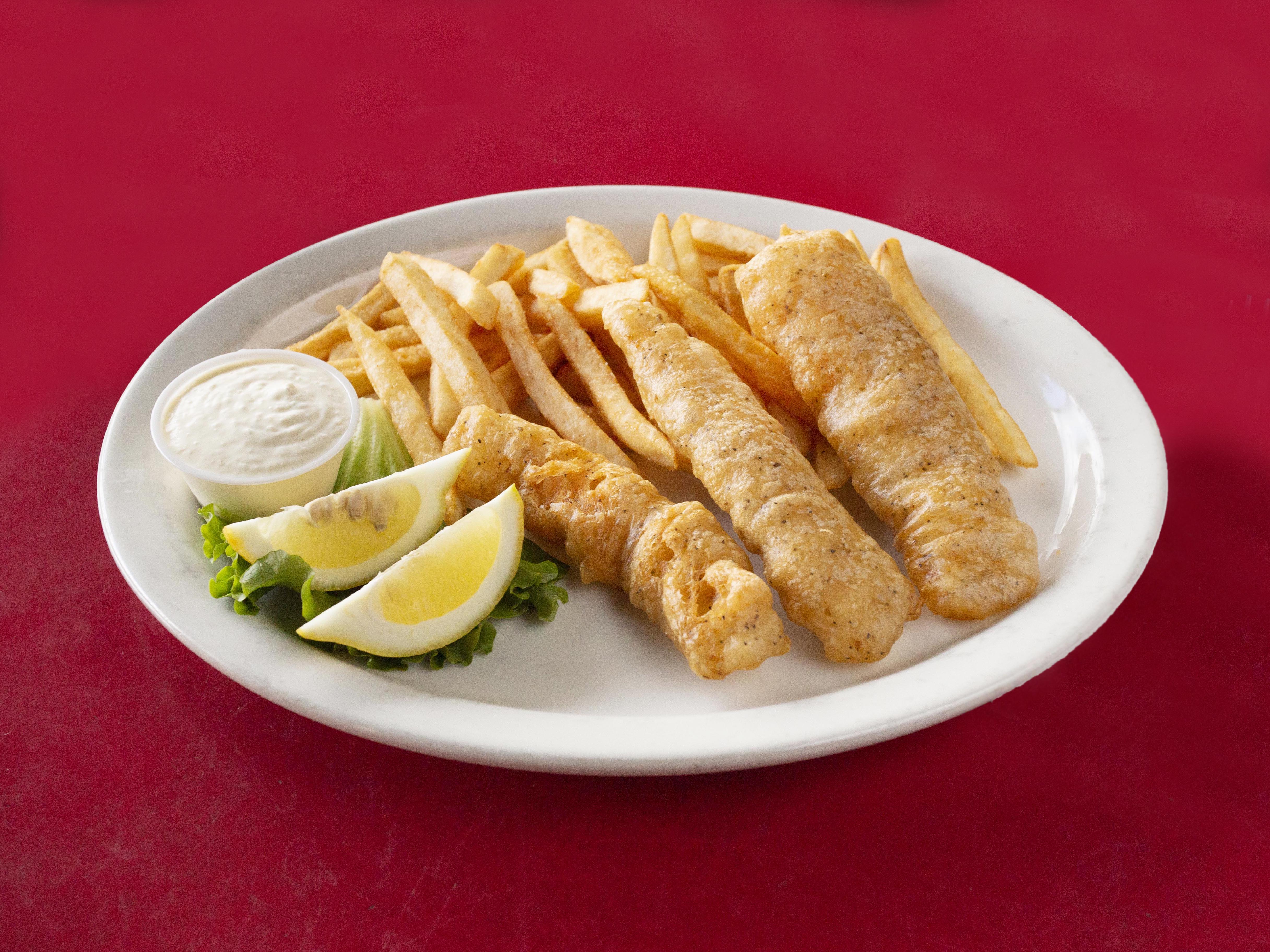 Order Fish and Chips food online from Events Sports Grill store, Riverside on bringmethat.com