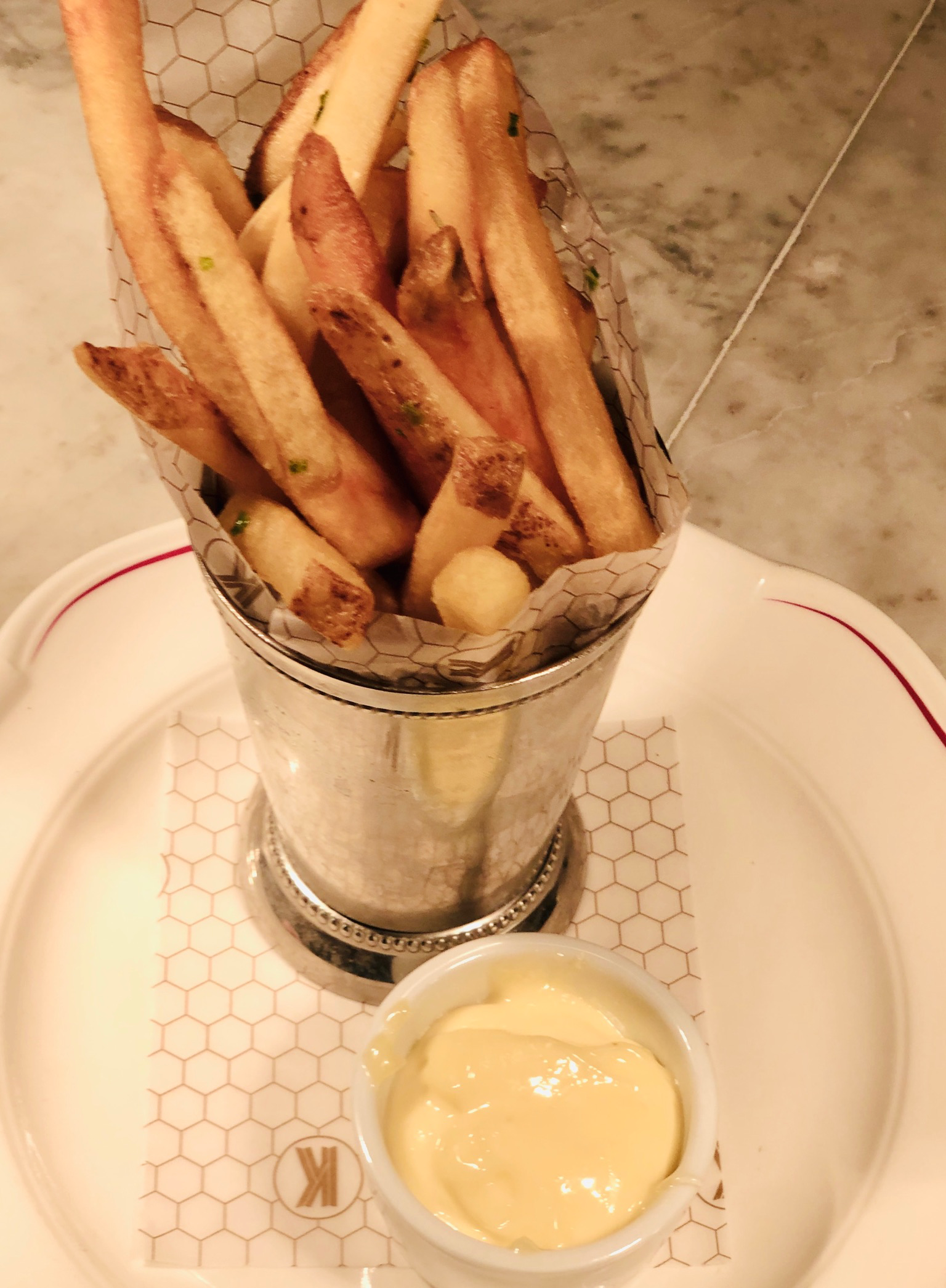 Order Truffle Frites food online from The Katharine Brasserie And Bar store, Winston Salem on bringmethat.com