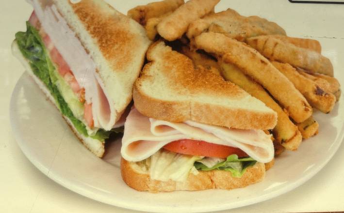 Order Turkey Sandwich food online from Harry's Cafe- Katella Ave store, Stanton on bringmethat.com