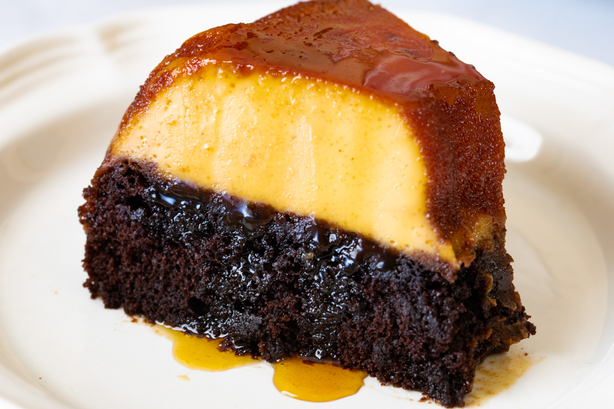 Order Choco Flan Slice food online from Sc Ranch Market store, San Clemente on bringmethat.com
