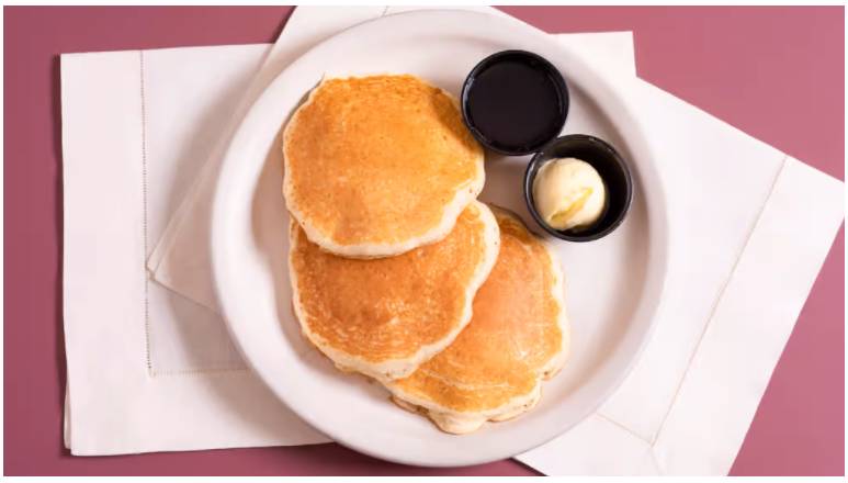 Order Buttermilk Pancakes food online from Omelette &amp; Waffle Cafe store, Plymouth on bringmethat.com