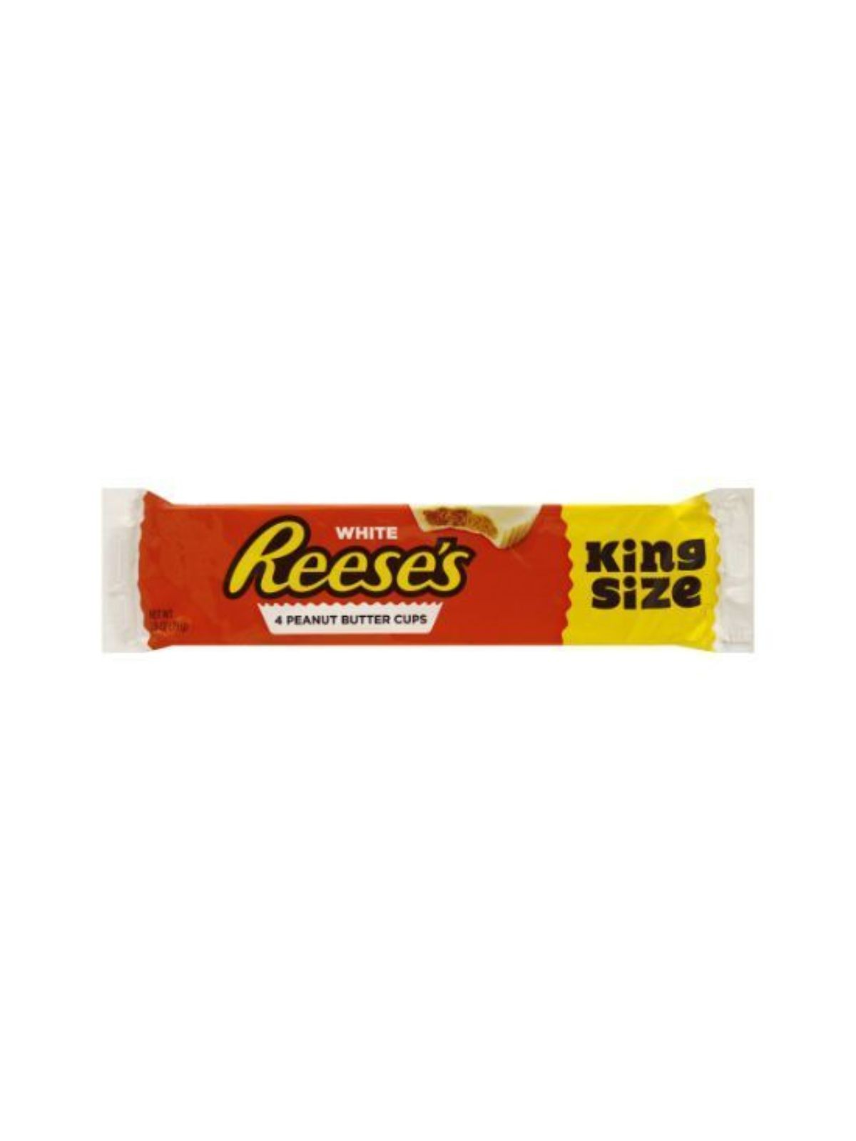 Order Reese's White Peanut Butter Cups King Size (2.8 oz) food online from Stock-Up Mart store, Marietta on bringmethat.com