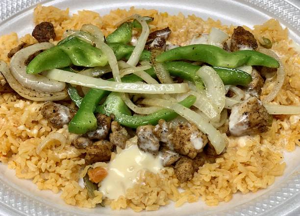 Order ACP (Rice with Chicken and Melted Cheese) food online from La Poblanita Mexican Restaurant store, Charlotte on bringmethat.com