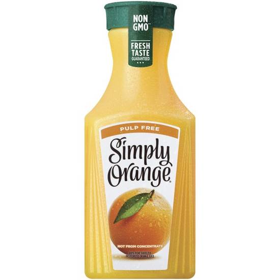 Order Simply Orange Pulp Free Orange Juice food online from Deerings Market store, Traverse City on bringmethat.com