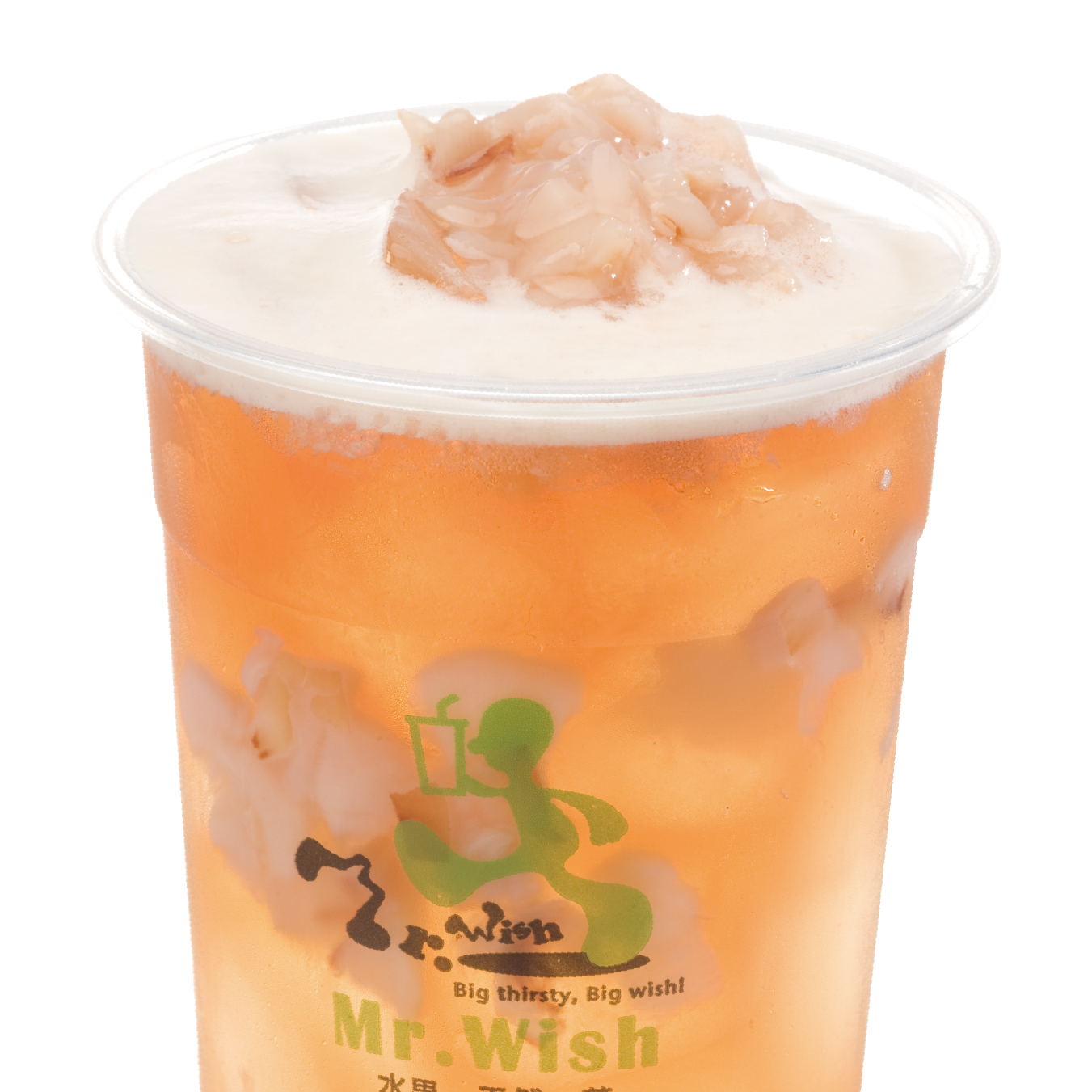 Order Lychee Tea with Fresh Pulp food online from Mr. Wish store, Abington on bringmethat.com