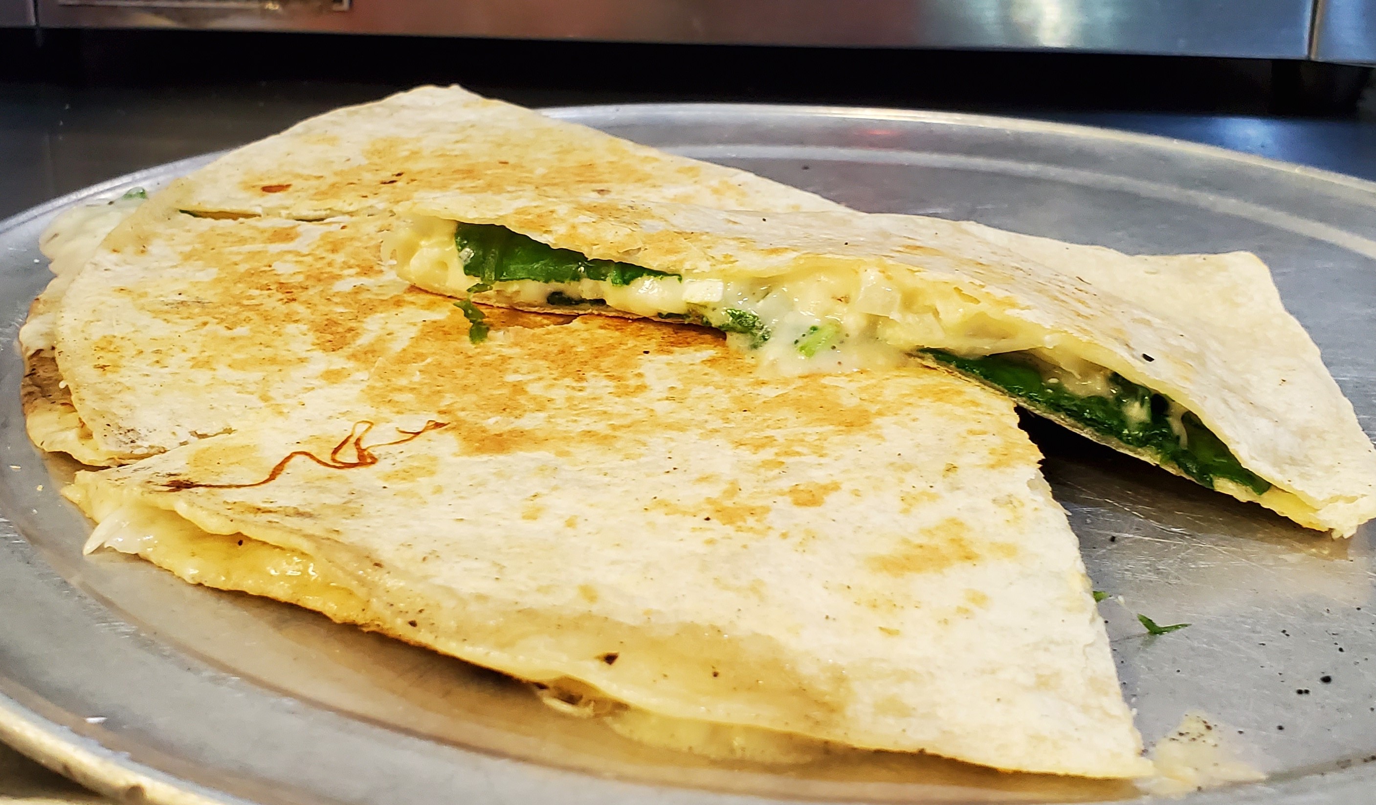 Order Greek Quesadillas food online from Island Smoothie Cafe store, Bethpage on bringmethat.com