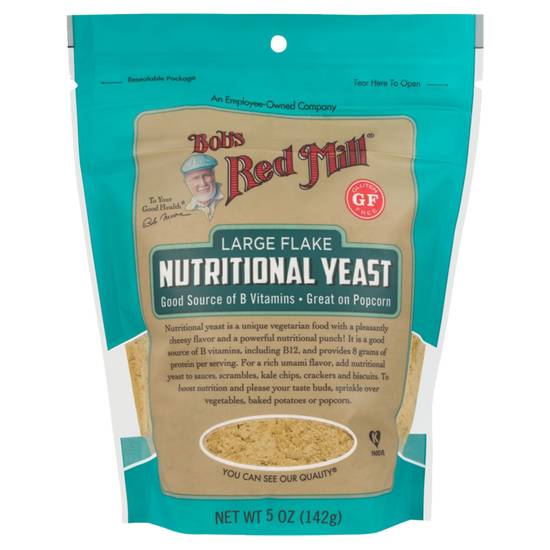 Order Bob's Red Mill Large Flake Nutritional Yeast 5oz food online from Everyday Needs By Gopuff store, Littleton on bringmethat.com