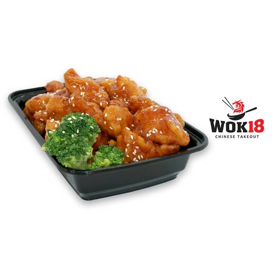 Order Sesame Chicken food online from Wok 18 store, Teaneck on bringmethat.com