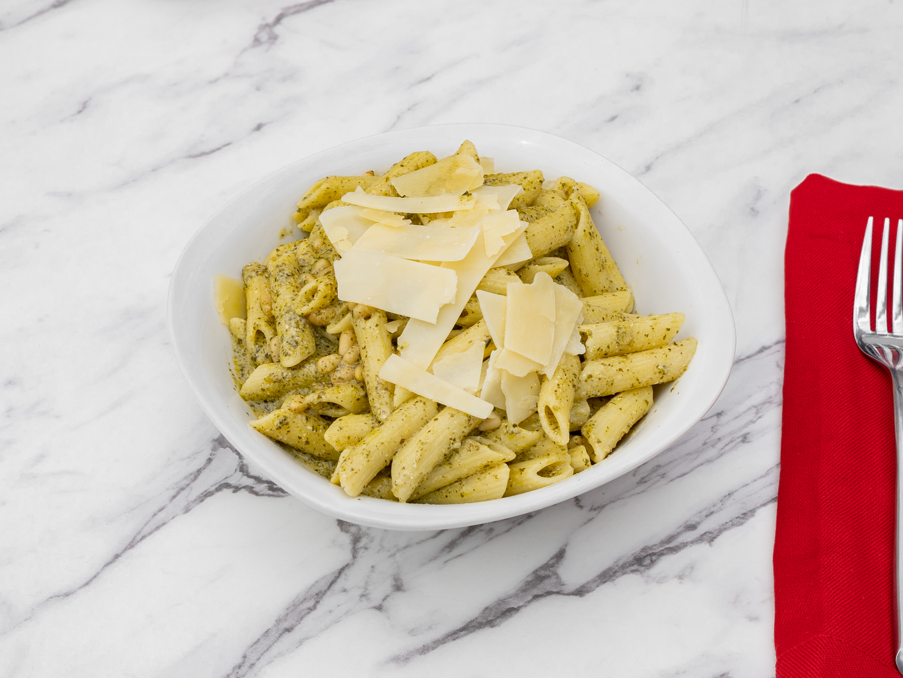 Order Penne Pesto Pasto food online from Byo Pizza store, Los Angeles on bringmethat.com