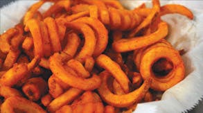 Order Seasoned Curly Fries - Appetizer food online from Bella Napoli Pizza & Restaurant store, Milford on bringmethat.com