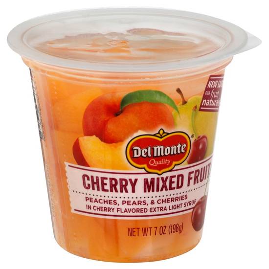 Order Del Monte · Cherry Mixed Fruit in Extra Light Syrup (7 oz) food online from Safeway store, Dixon on bringmethat.com