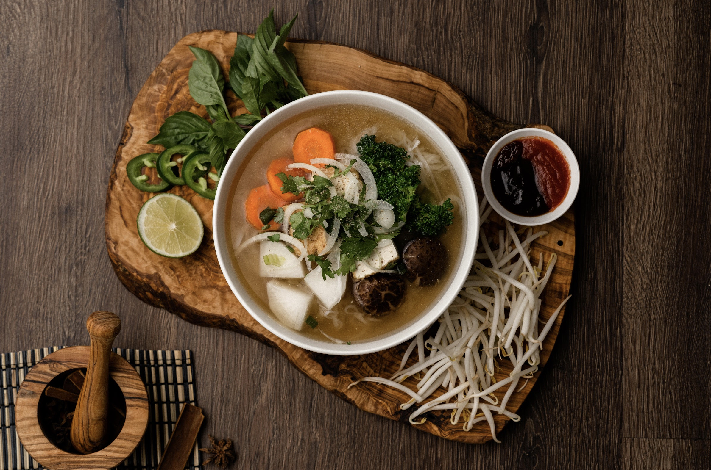 Order Pho Noodles Soup - Vegan food online from Banh Mi Oi store, Boston on bringmethat.com