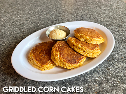 Order Griddled Corn Cakes food online from Big Chicken store, Beaverton on bringmethat.com
