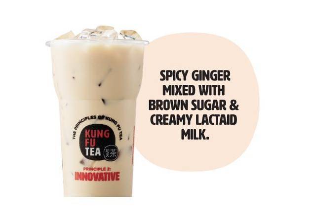 Order Ginger Milk food online from Kung Fu Tea & Tkk Fried Chicken store, Williamsburg on bringmethat.com
