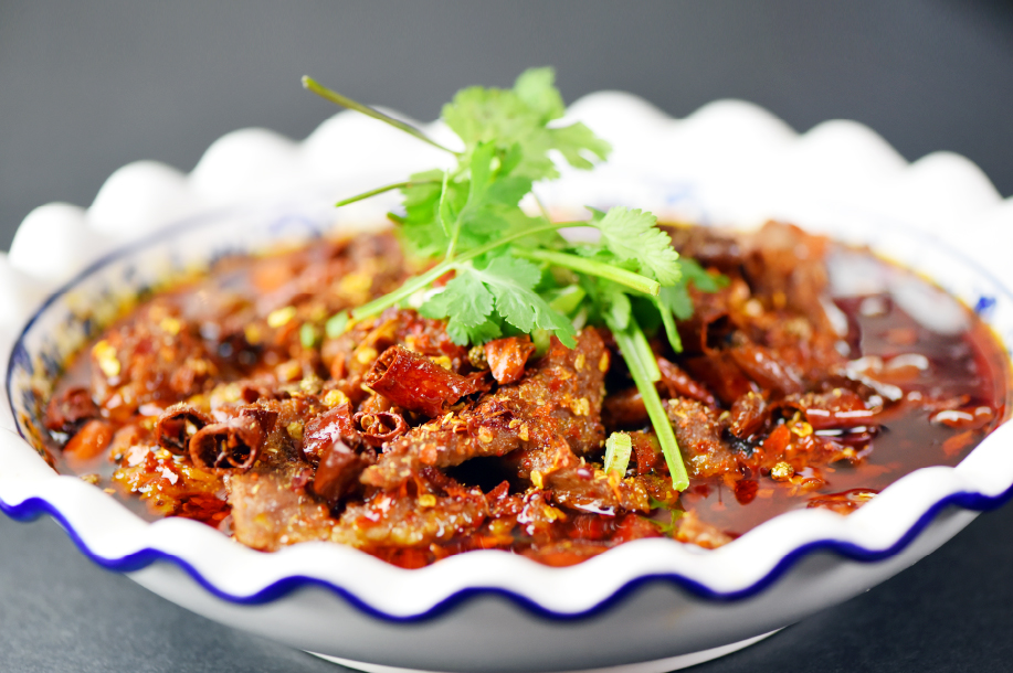 Order Tender Beef/Lamb in Flaming Chili OIl food online from Chili House store, San Francisco on bringmethat.com
