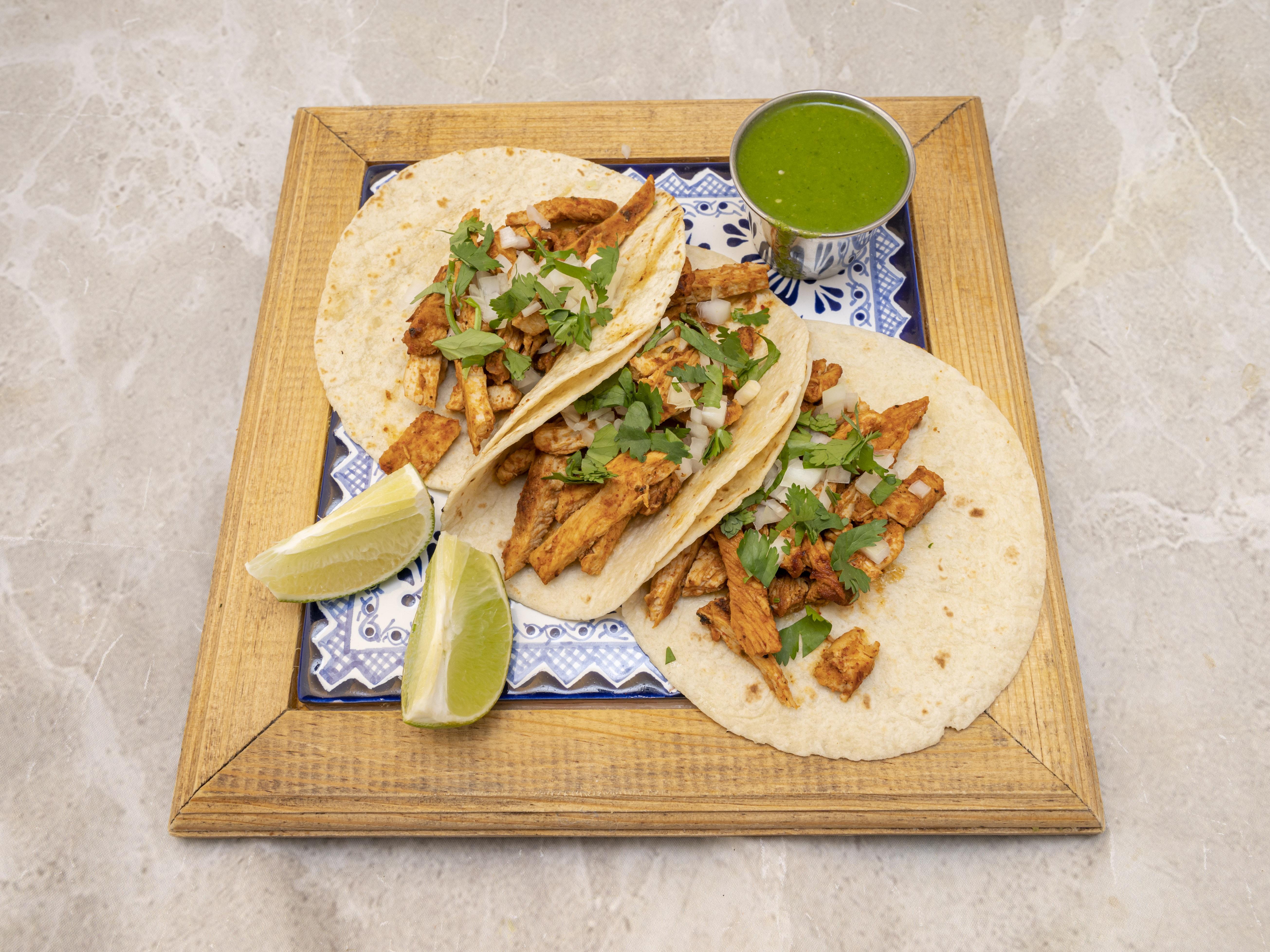 Order Chicken Chipotle Tajin Tacos food online from Folklore Artisanal Taco store, Cranford on bringmethat.com