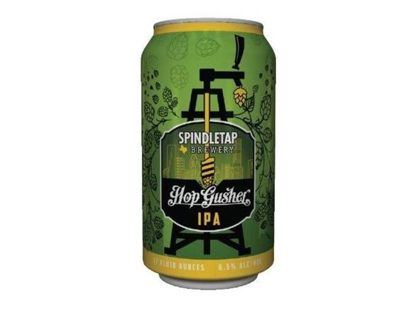 Order Spindletap Brewing Hop Gusher IPA - 6x 12oz Cans food online from Bear Creek Spirits & Wine store, Colleyville on bringmethat.com