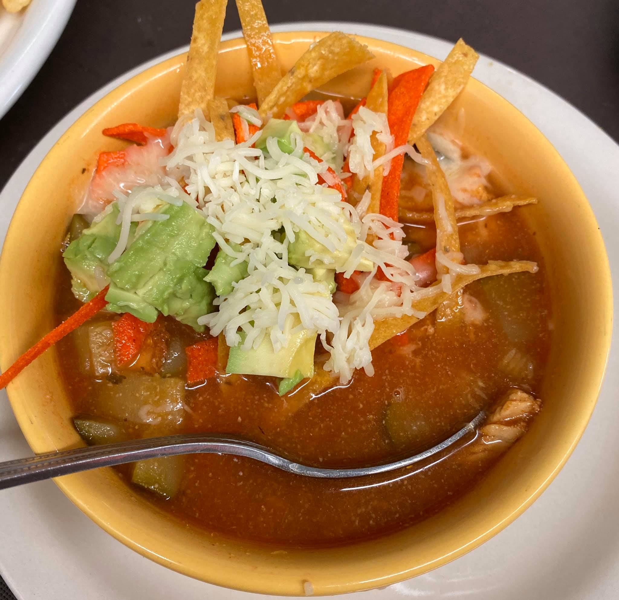 Order Tortilla Soup food online from Tejas Mexican Grill And Cafe store, Richmond on bringmethat.com