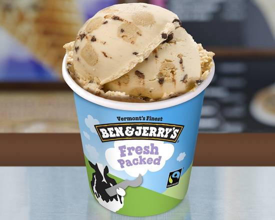 Order Chocolate Chip Cookie Dough Non-Dairy food online from Ben & Jerry's store, Highland Village on bringmethat.com