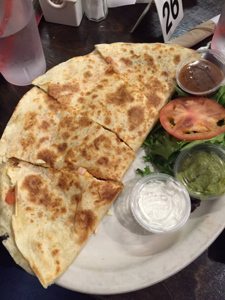 Order Cheese Quesadilla  food online from Crave Cafe store, Sherman Oaks on bringmethat.com