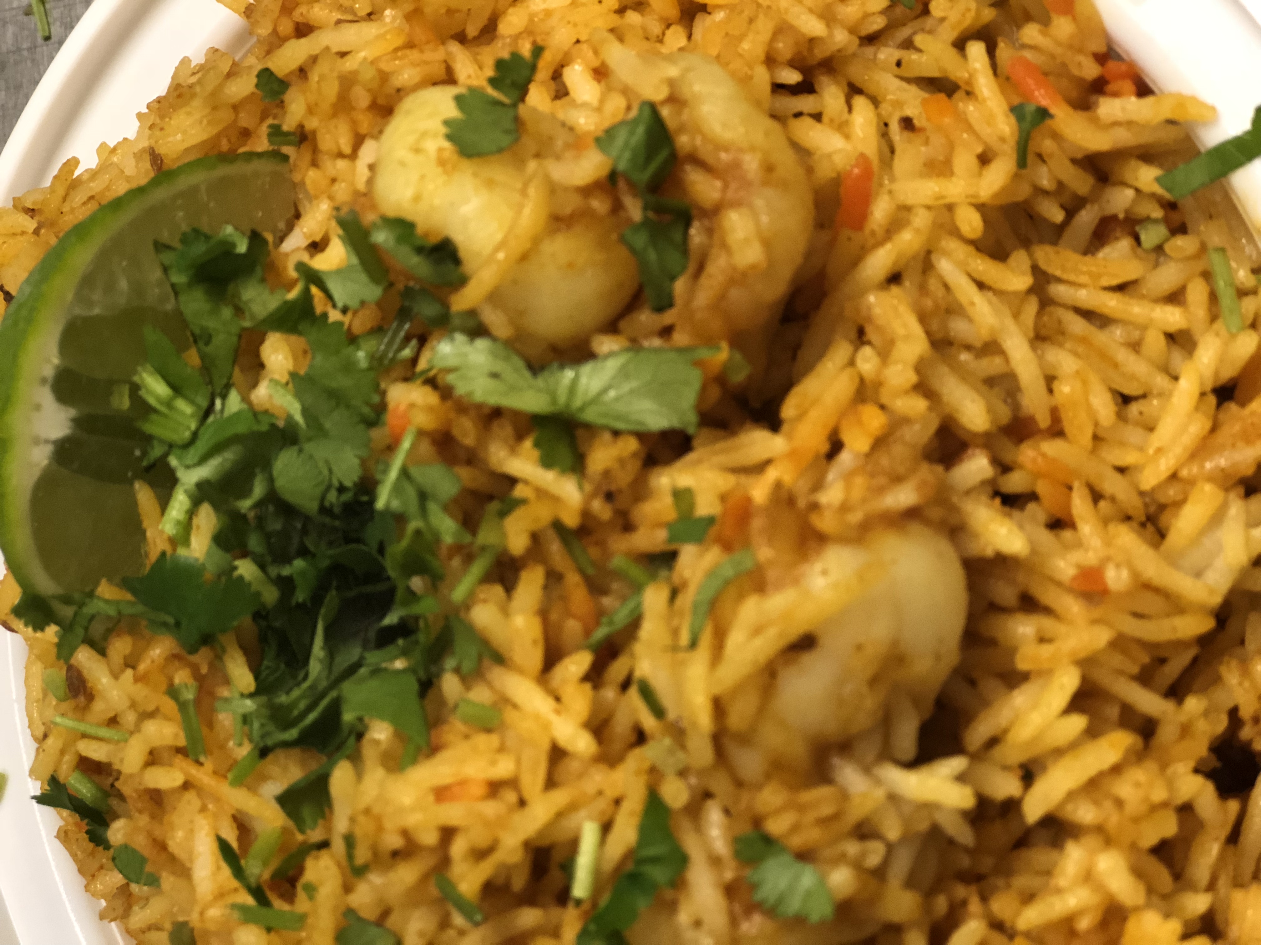 Order Shrimp Biryani food online from Tandav Indian Cuisine store, Baltimore on bringmethat.com