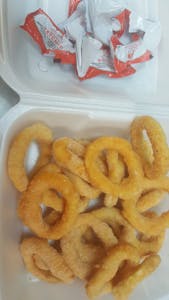 Order Onion Rings (8) food online from Palermo Pizza store, Greensboro on bringmethat.com