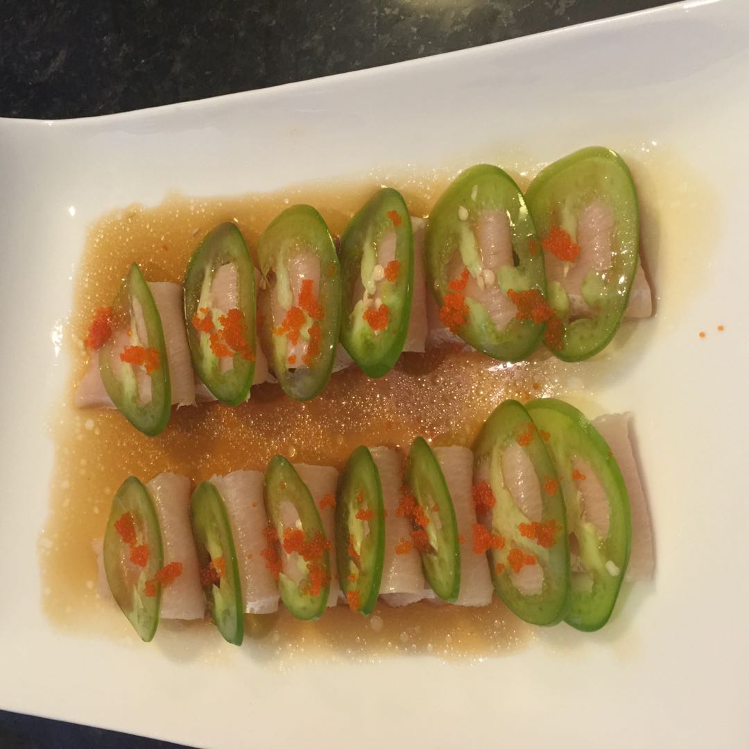 Order Jalapeno Yellowtail  food online from Jasmine Uniquely Chinese store, Addison on bringmethat.com
