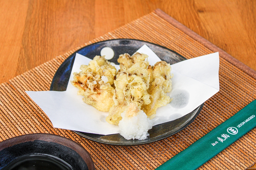 Order MAITAKE MUSHROOM TEMPURA (4pc)* food online from Udon Mugizo San Jose store, San Jose on bringmethat.com