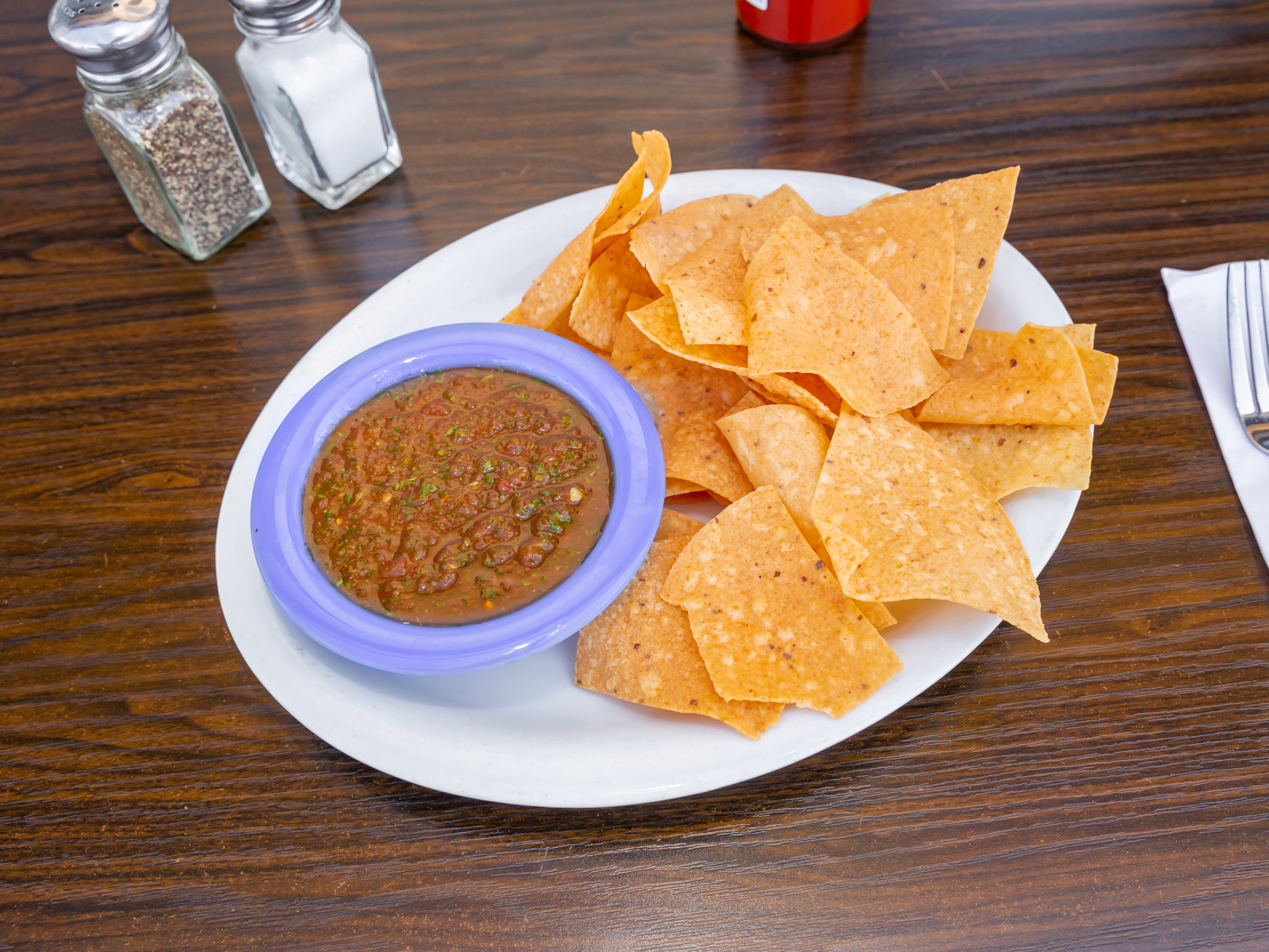 Order Side Chips and Salsa food online from Burnt Tortilla store, Gardena on bringmethat.com