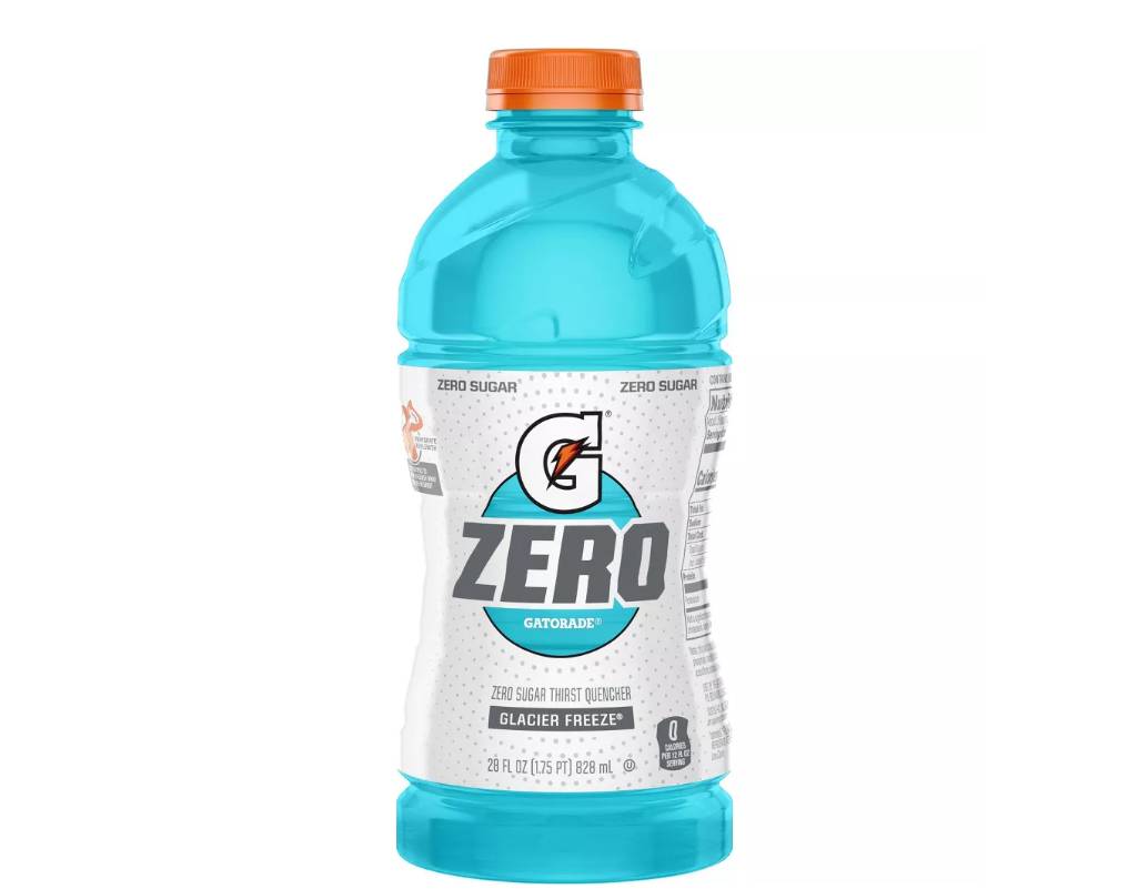 Order Gatorade G ZERO Glacier Freeze Sports Drink - 28 fl oz Bottle food online from Windy City Liquor Market store, El Cajon on bringmethat.com