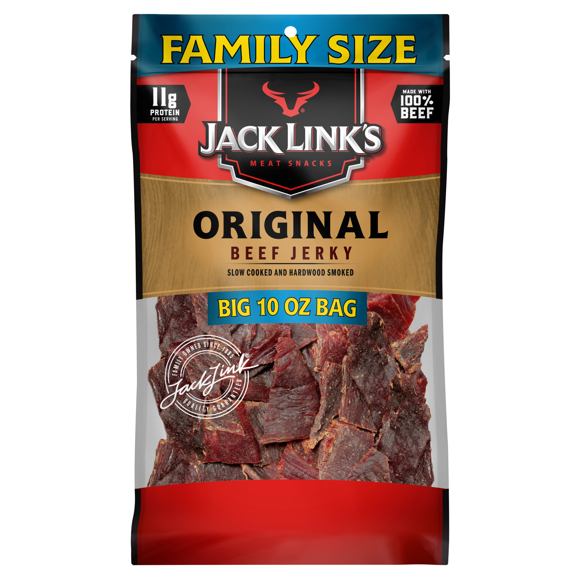 Order Jack Links Original Beef Jerky food online from Dan Big Slice Pizza store, Winnebago on bringmethat.com