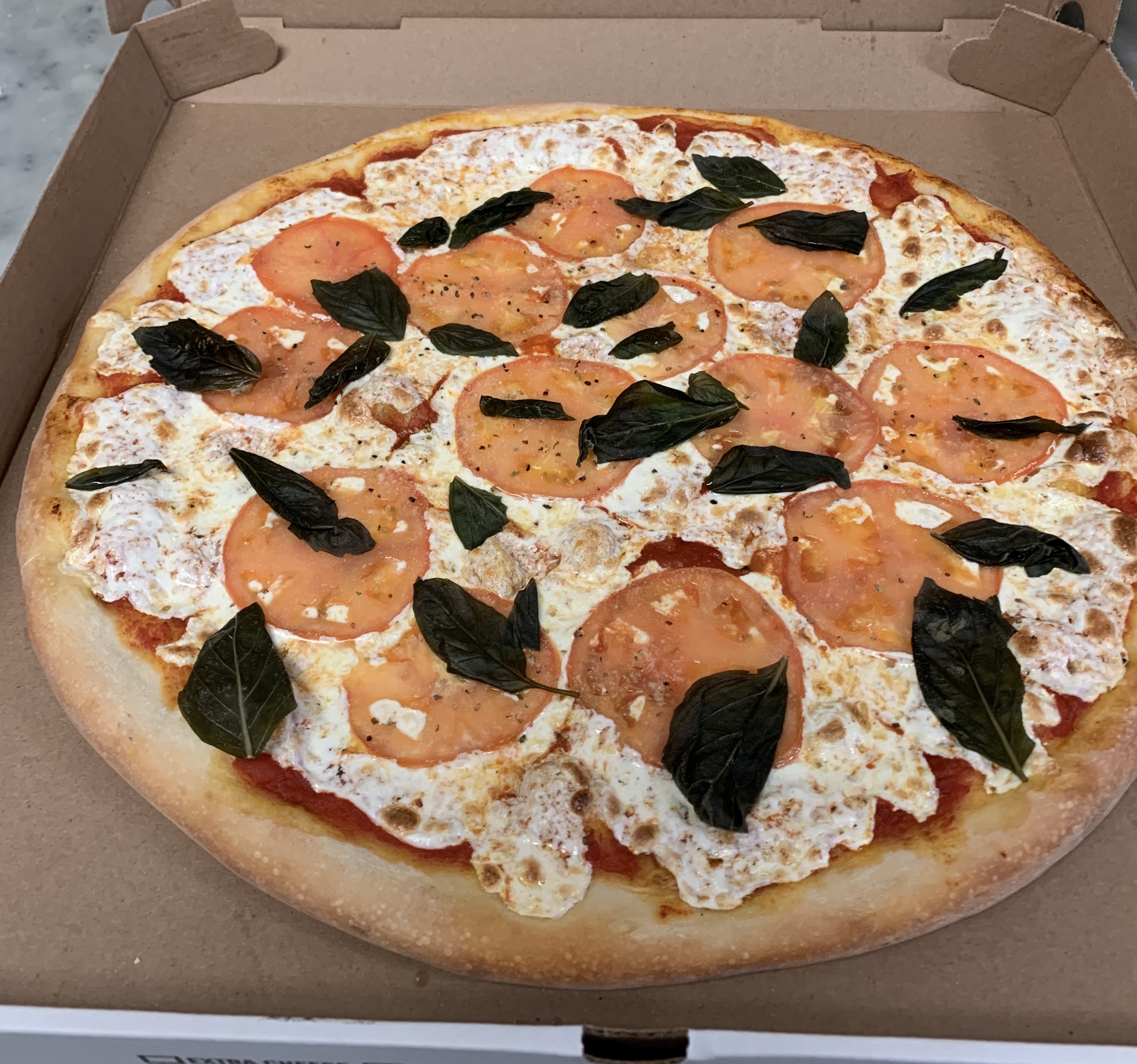 Order Margherita Pizza food online from Nick's Pizza store, North Bergen on bringmethat.com