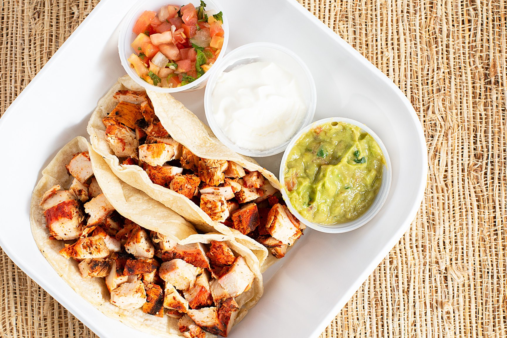 Order Grilled Chicken Soft Tacos food online from Los Toros Mexican Restaurant store, Chatsworth on bringmethat.com