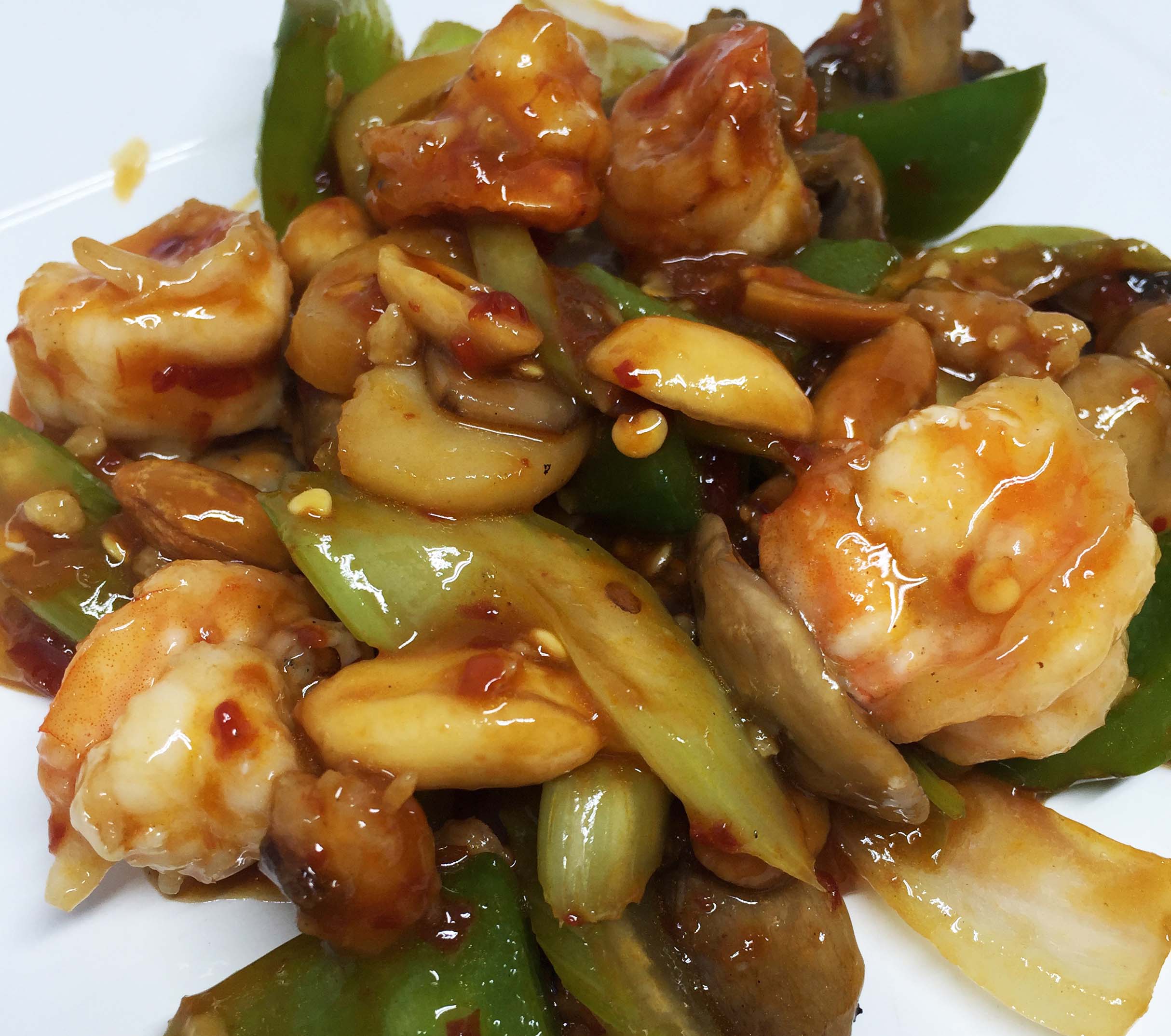 Order 72. Kung Pao Shrimp food online from Vip Chinese Restaurant store, Los Angeles on bringmethat.com