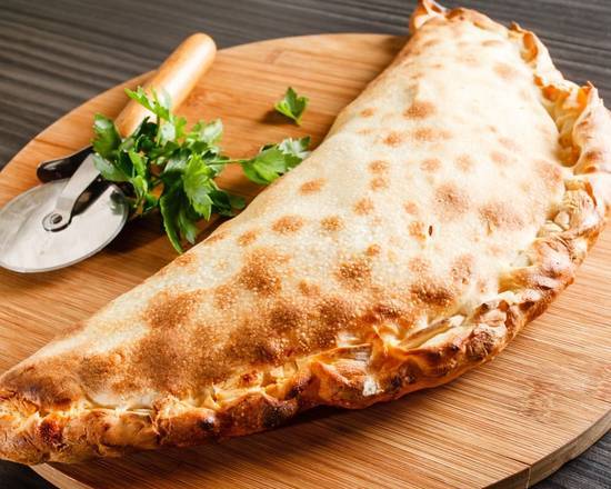 Order Large Chicken Pesto Calzone food online from Little Italy Calzones store, Tuscaloosa on bringmethat.com