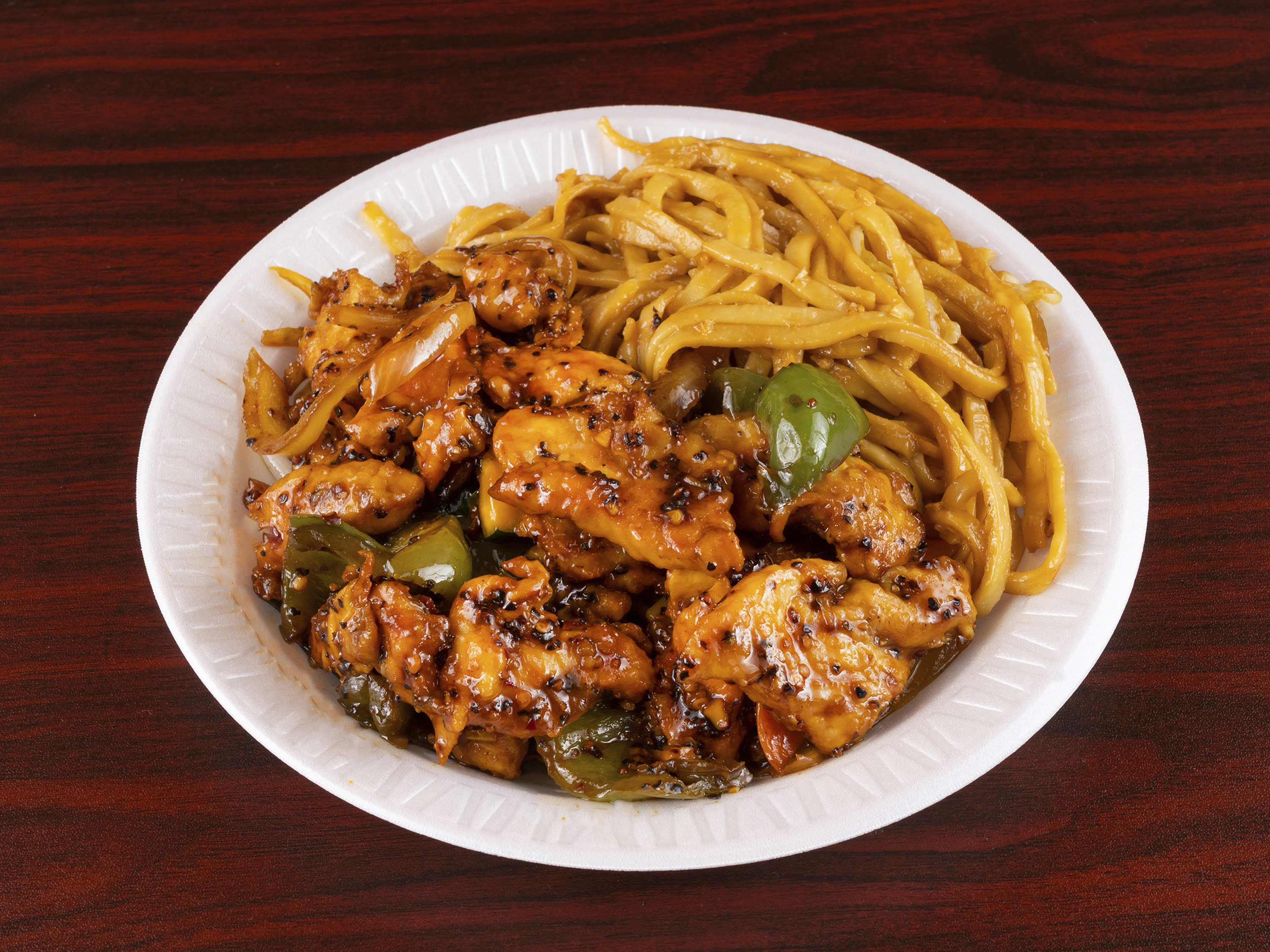 Order 1 Side and 1 Meat food online from Famous Wok store, Tomball on bringmethat.com