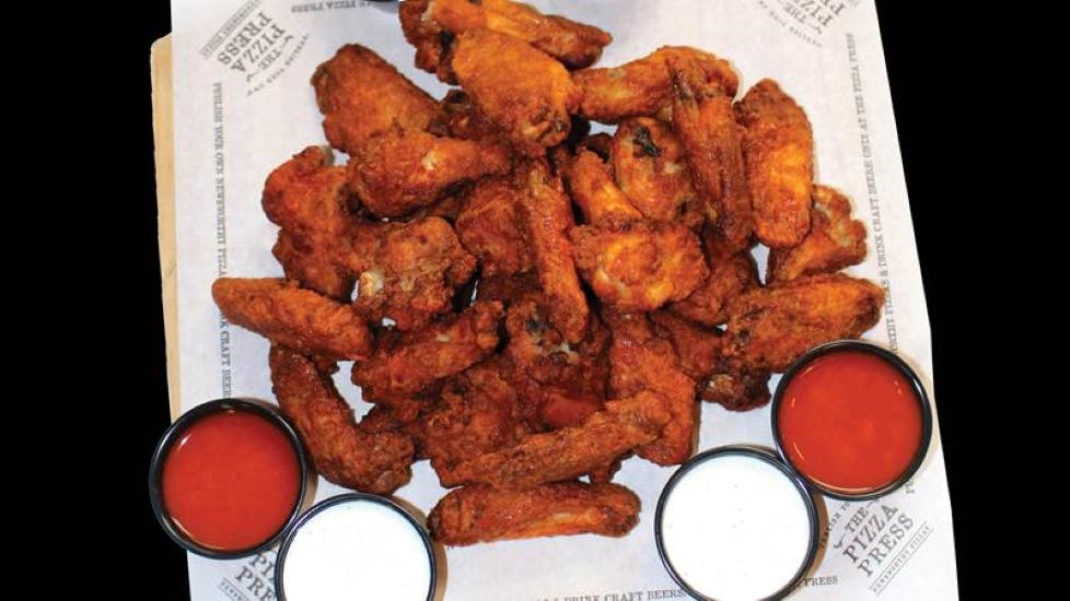 Order 20pc Wings.^ - 20pc Wings.^ food online from Pizza Press store, Orange on bringmethat.com