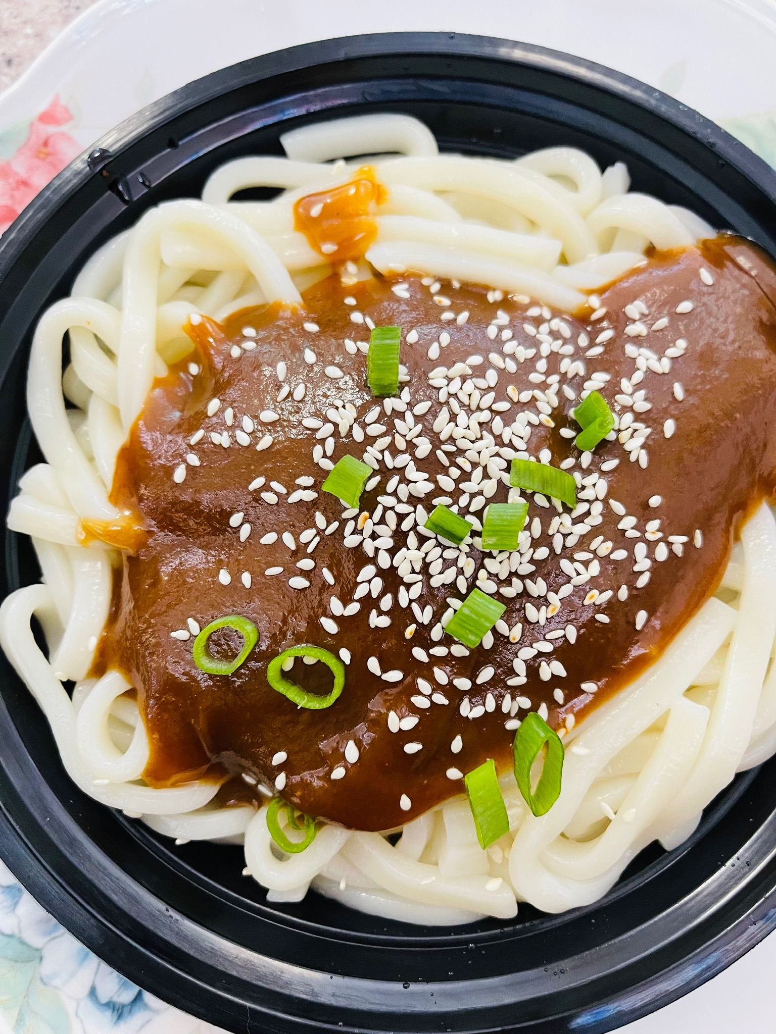 Order 266. Yaki Udon in spicy sesame sauce food online from Yum Yum Chinese & Pan Asian Cuisine store, Staten Island on bringmethat.com